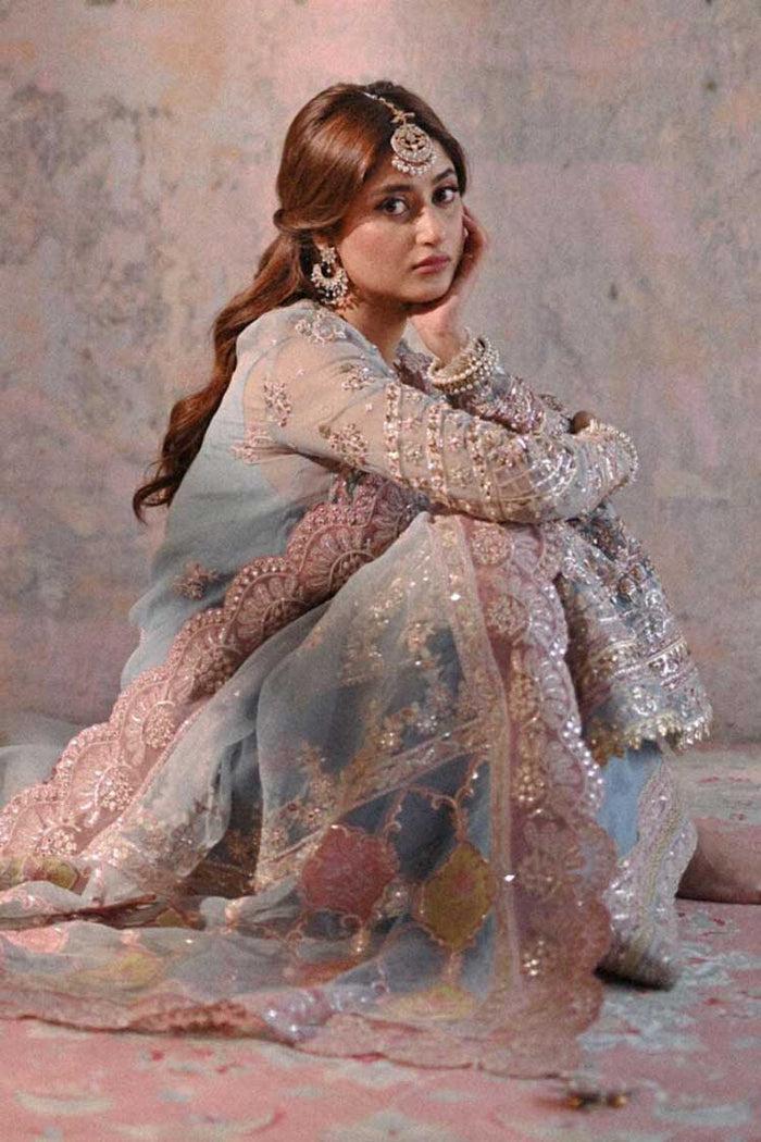 Qalamqar Luxuxy Organza Dress