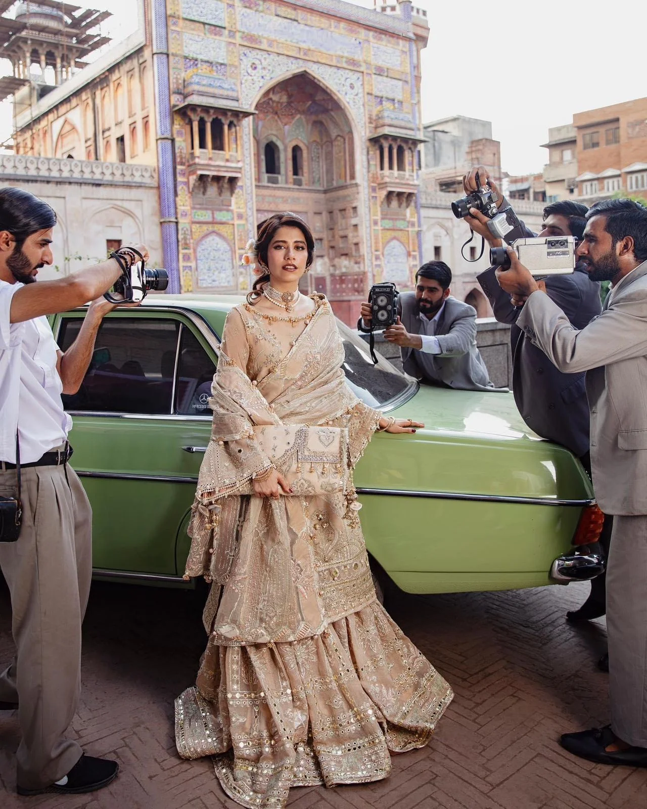 MNR MOHSIN NAVEED RANJHA NEW ARRIVAL ORGANZA GHARARA Design