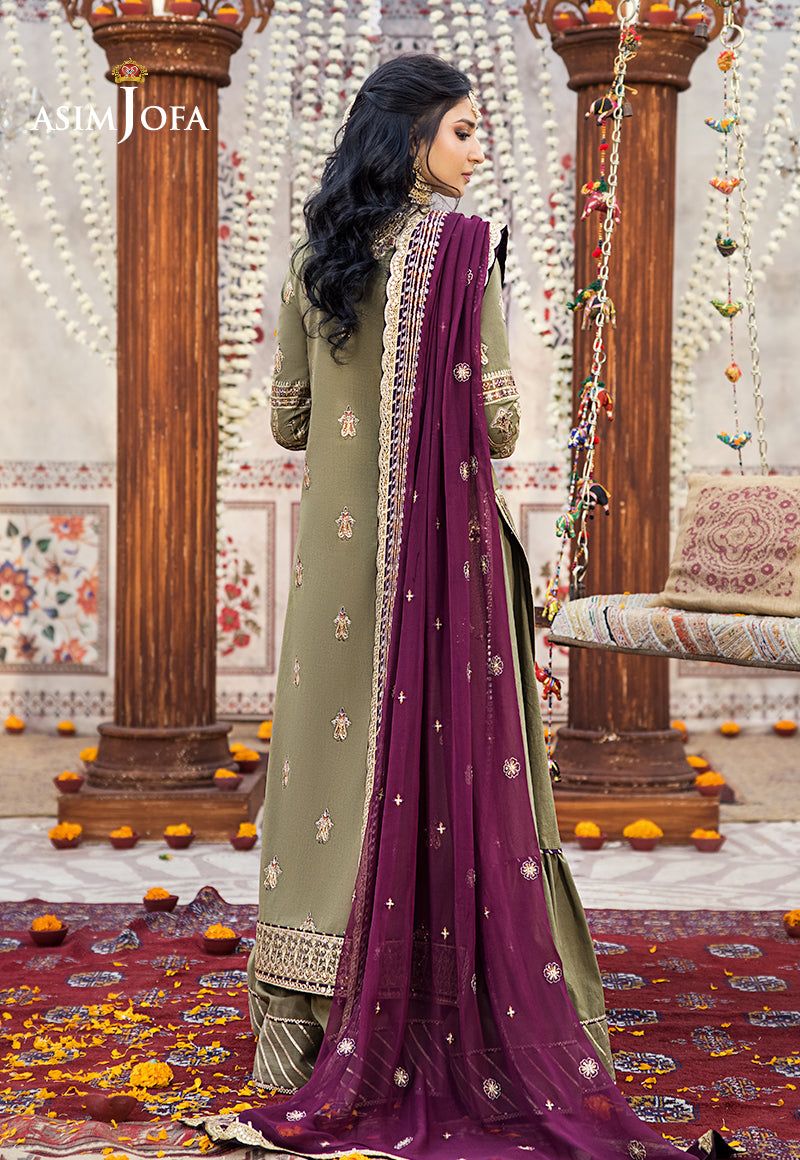 Asim Jofa Luxury Chiffon Dress